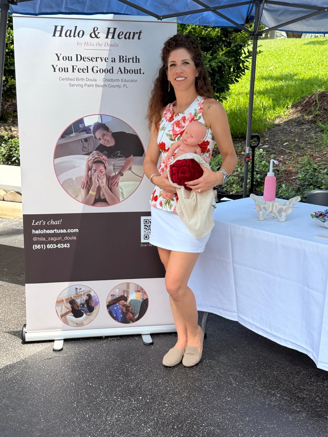 Hila at St. Mary's Medical Center Summer Baby Shower event